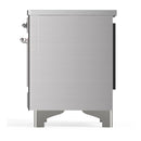 ILVE Majestic III 36-Inch Induction Range with 6 Induction Elements and Triple Glass Door Electric Oven in Stainless Steel with Chrome Trim (UMIB36NR3SSC)