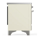ILVE Majestic III 36-Inch Induction Range with 6 Induction Elements and Solid Door Electric Oven in Antique White with Chrome Trim (UMIB36QNR3AWC)
