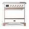 ILVE Majestic III 36-Inch Induction Range with 6 Induction Elements and Solid Door Electric Oven in White with Copper Trim (UMIB36QNR3WHP)
