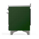ILVE Majestic III 48-Inch Induction Range with 6 Induction Elements and Triple Glass Door Electric Oven in Emerald Green with Chrome Trim (UMIB48NR3EGC)