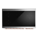 ILVE Majestic III 48-Inch Induction Range with 6 Induction Elements and Triple Glass Door Electric Oven in Emerald Green with Copper Trim (UMIB48NR3EGP)