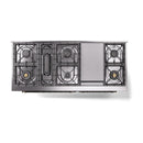 ILVE 60-Inch Nostalgie II Noblesse Natural Gas Dual Fuel Range   in Stainless Steel with Bronze Trim (UN60FNMPSSB)