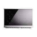 ILVE 40-Inch Nostalgie II Noblesse Induction Range with Triple Glass Door in Custom RAL with Bronze Trim (UNDI406NMPRAB)
