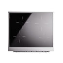 ILVE 30-Inch Nostalgie II Noblesse Induction Range with Solid Door Oven in Burgundy with Chrome Trim (UNI304QNMPBUC)