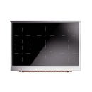 ILVE Nostalgie II Noblesse 36-Inch Induction Range with Triple Glass Door in Stainless Steel with Copper Trim (UNI366NMPSSP)