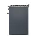 ILVE Nostalgie II 30-Inch Dual Fuel Freestanding Range in Blue Grey with Bronze Trim (UP30NMPBGBLP)