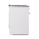 ILVE Professional Plus II 30-Inch Propane Gas Dual Fuel Range with Solid Door in White (UP30QMPWHLP)