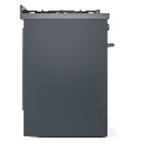 ILVE 30-Inch Professional Plus II Natural Gas Dual Fuel Range with 5 Burners in Blue Grey (UP30WMPBG)