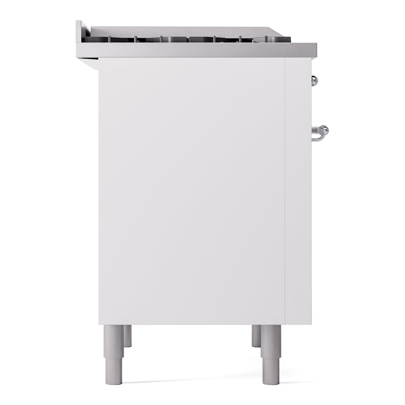 ILVE Nostalgie II 36-Inch Dual Fuel Freestanding Range in Custom RAL with Chrome Trim (UP36FNMPRAC)