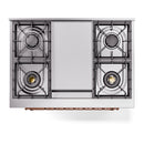 ILVE Nostalgie II 36-Inch Dual Fuel Freestanding Range in Custom RAL with Copper Trim (UP36FNMPRAPLP)