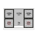 ILVE 36-Inch Professional Plus II Freestanding Dual Fuel Range with 6 Sealed Burner in Blue Grey (UP36FWMPBG)