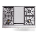 ILVE Nostalgie II 40-Inch Freestanding Natural Gas Dual Fuel Range in Custom RAL with Copper Trim (UPD40FNMPRAP)