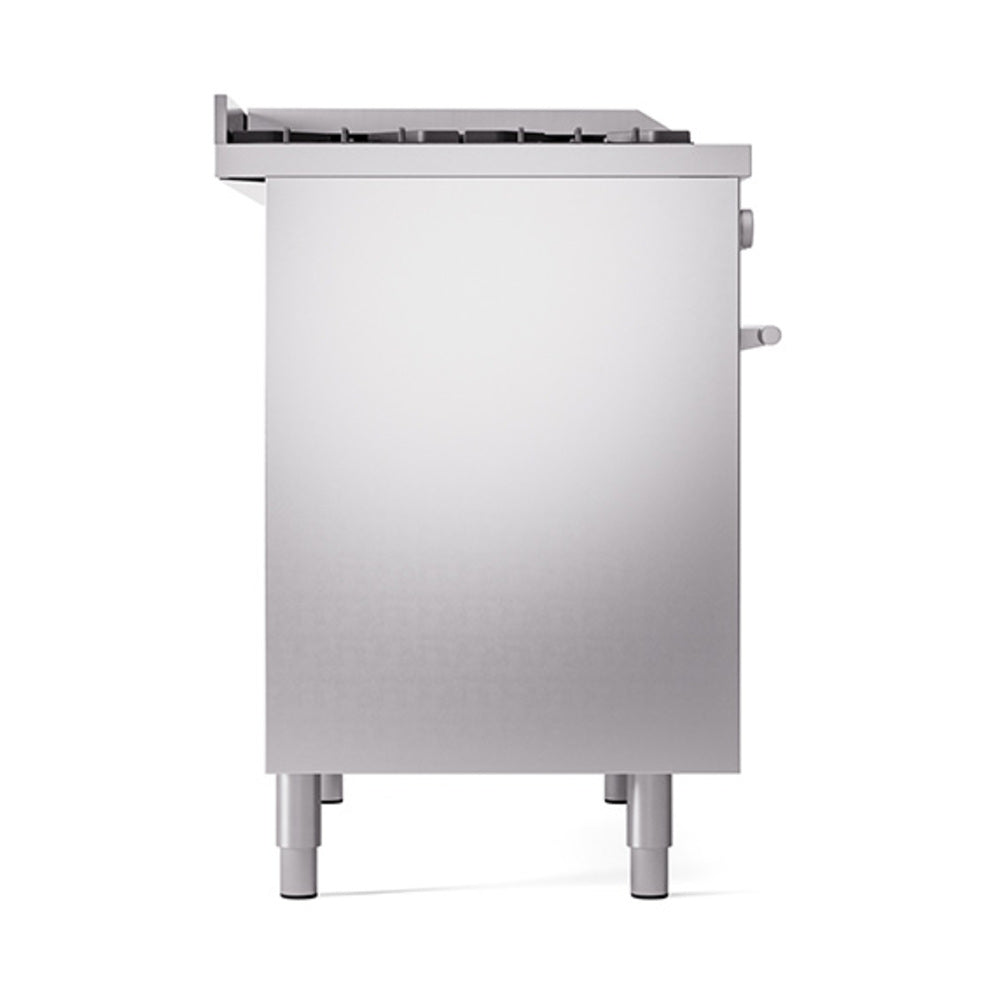 Stainless steel solid oven door with side handle and four support legs