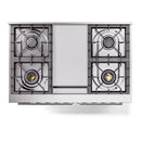ILVE Professional Plus II 40-Inch Freestanding Natural Gas Dual Fuel Range with 6 Sealed Burner in Custom RAL (UPD40FWMPRA)