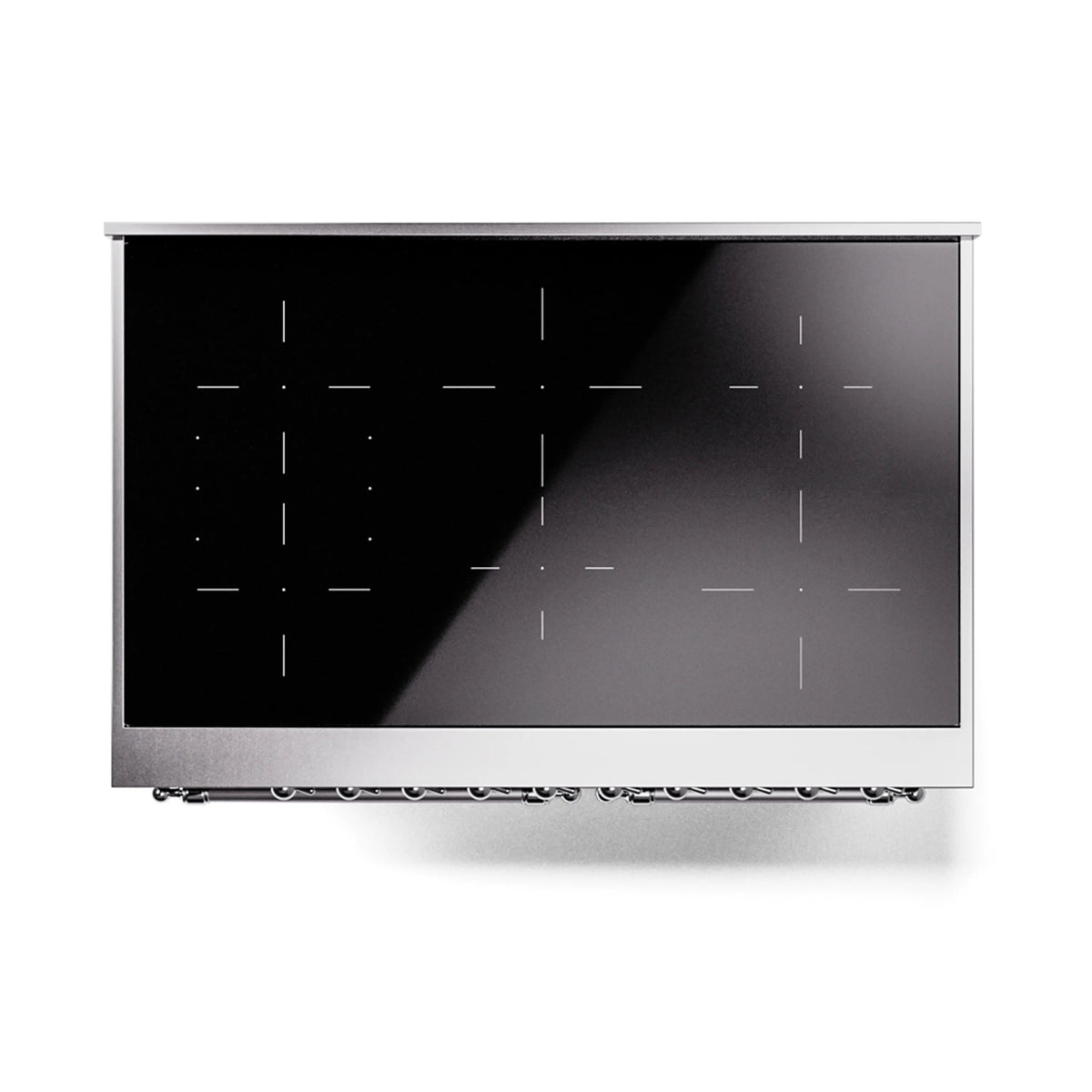 Induction cooktop power ratings display with watt labels 1.85K, 1.8K, 3.2K.