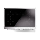 ILVE 40-Inch Nostalgie II Noblesse Induction Range with Triple Glass Door in Stainless Steel with Chrome Trim (UNDI406NMPSSC)