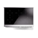 ILVE 40-Inch Nostalgie II Induction Range with Solid Door Oven in Custom RAL with Chrome Trim (UPDI406QNMPRAC)