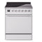 ILVE 30-inch Professional Plus II Induction Range with Solid Door Oven in White (UPI304QMPWH)