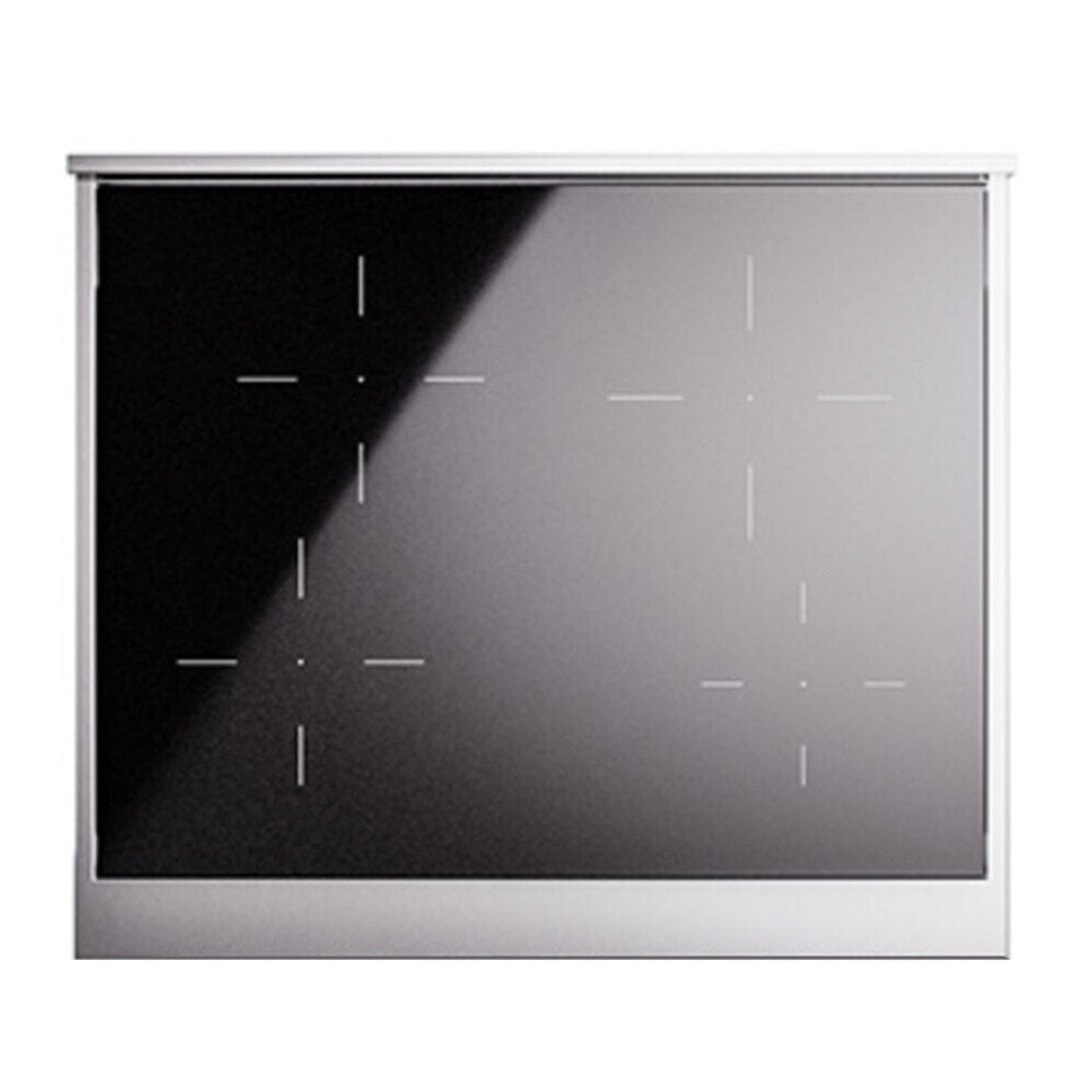 ILVE 30-Inch Nostalgie II Induction Range with Solid Door Oven in Mediterranean Mint with Brass Trim (UPI304QNMPMMG)
