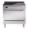 ILVE 36-inch Professional Plus II Induction Range with Solid Door Oven in Stainless Steel (UPI366QMPSS)