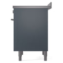 ILVE Professional Plus II 36-Inch Induction Range in Blue Grey (UPI366WMPBG)