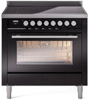 ILVE Professional Plus II 36-Inch Induction Range in Glossy Black (UPI366WMPBK)