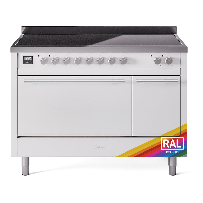 ILVE 48-inch Professional Plus II Induction Range with Solid Door Oven in Custom RAL (UPI486QMPRA)