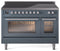 ILVE Professional Plus II 48-Inch Induction Range in Blue Grey (UPI486WMPBG)