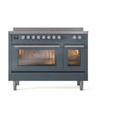 ILVE Professional Plus II 48-Inch Induction Range in Blue Grey (UPI486WMPBG)