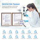 Waterdrop Reverse Osmosis System with UV Sterilizing Light, 800 GPD Fast Flow, NSF/ANSI 42 & 53 & 58 & 372 Certified, 3:1 Pure to Drain, Tankless Under Sink RO Water Filter System, LED Purifier, Smart Faucet (WD-G3P800-W-FC)