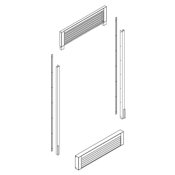 Forno Grille Trim Kit for Moena French Door Refrigerator (FFRBI1820-36GTK)