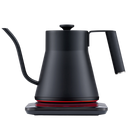 SAKI Baristan Electric Gooseneck Kettle with Precise Temperature Control, Pour Over Coffee Kettle & Tea Kettle, Stainless Steel, 1200W Quick Heating, 1 Liter, Matte Black