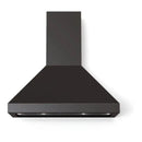Verona 2-Piece Appliance Package - 36-Inch Dual Fuel Range with 5 Sealed Burners and Wall Mount Range Hood in Black