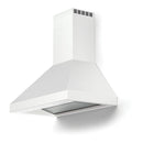 Verona 2-Piece Appliance Package - 36-Inch Gas Range with 5 Sealed Burners and Wall Mount Range Hood in White