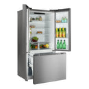 Verona 33-Inch Freestanding French Door Refrigerator with 16.5 cu. ft. Capacity, Automatic Ice Maker, Recessed Handle (VEFFD3316RISL)