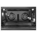 Verona Ultima 36-Inch Dual Fuel Range with 5 Sealed Burners in Matte Black (VMFSGE365EE)