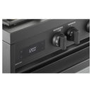 Verona 2-Piece Appliance Package - 36-Inch Dual Fuel Range with 5 Sealed Burners and Wall Mount Range Hood in Black