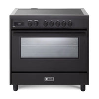 Verona Ultima 36-Inch Induction Range with 5 Element Burners in Black (VMFSIE365EE)