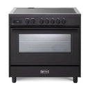 Verona Ultima 36-Inch Induction Range with 5 Element Burners in Black (VMFSIE365EE)