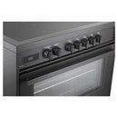 Verona 2-Piece Appliance Package - 36-Inch Induction Range with 5 Element Burners and Wall Mount Range Hood in Black