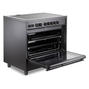 Verona Ultima 36-Inch Induction Range with 5 Element Burners in Black (VMFSIE365EE)