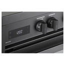 Verona 2-Piece Appliance Package - 36-Inch Induction Range with 5 Element Burners and Wall Mount Range Hood in Black