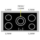 Verona Prestige 36-Inch Electric Range with Double Oven in Stainless Steel (VPFSEE365DSS)