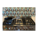 Verona 2-Piece Appliance Package - 36-Inch Dual Fuel Range with Double Oven and Wall Mount Range Hood in Stainless Steel
