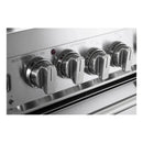Verona 2-Piece Appliance Package - 36-Inch Dual Fuel Range with Double Oven and Under Cabinet Range Hood in Stainless Steel