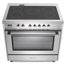 Verona Prima 36-Inch Electric Range with 5 Radiant Burners in Stainless Steel (VPRFSEE365SS)