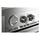Verona 2-Piece Appliance Package - 36-Inch Gas Range with 5 Sealed Burners and Under Cabinet Range Hood in Stainless Steel