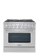 Vezeni 36-Inch Reminiscia Gas Range in Stainless Steel (VRN3607)