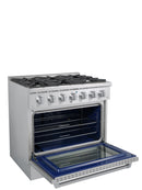 Vezeni 36-Inch Reminiscia Gas Range in Stainless Steel (VRN3607)