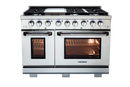 Vezeni 48-Inch Randolph Gas Range in Stainless Steel (VRN4802)